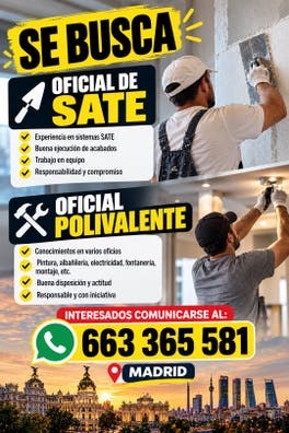 SE BUSCA POLIVALENTE MADRID CENTRO