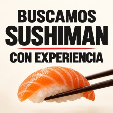 SUSHIMAN  — JEFE DE COCINA