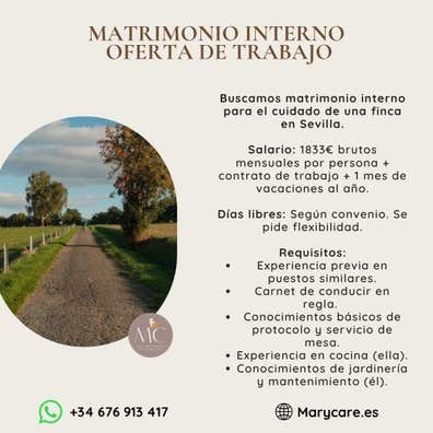 Matrimonio Interno - Finca en Sevilla