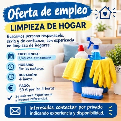 LIMPIEZA DE HOGAR