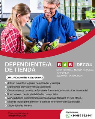 Dependiente/a de tienda