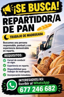 Busco repartidor