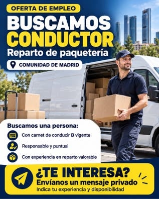 Se Busca Conductor Responsable