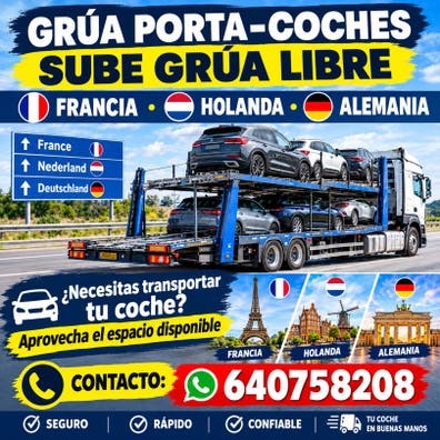 Transporte de grua