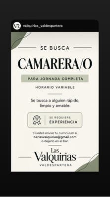 Camarero/a