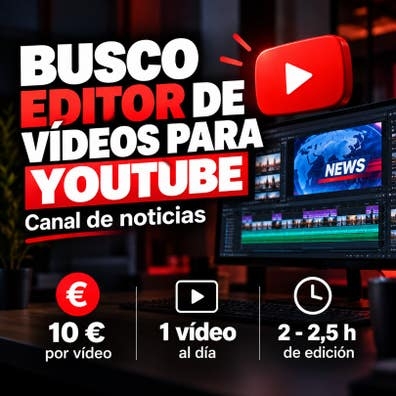 EDITOR/A PARA YOUTUBE