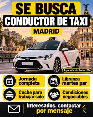 CONDUCTOR TAXI MADRID