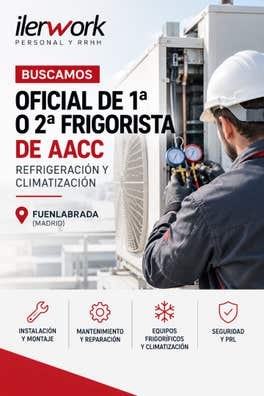Oficial 1ª o 2ª Frigorista
