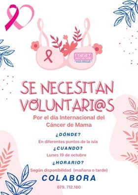 Se necesitan voluntari@s