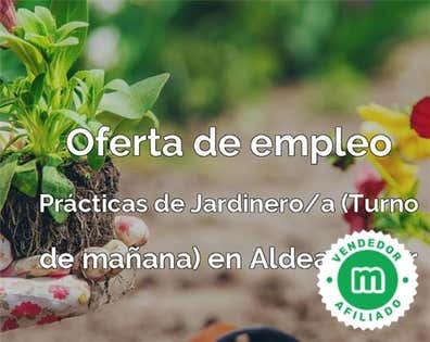 Prácticas de Jardinero/a en Aldeamayor
