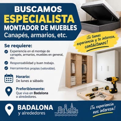 Montador con experiencia