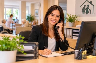 Administrativo recepcionista Residencia