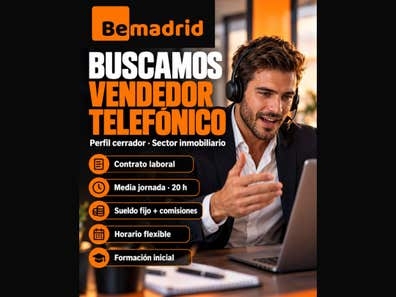 Vendedor telefónico con perfil cerrador