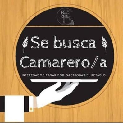 se busca camarero con experiencia