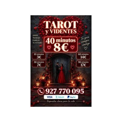 Videntes, tarot y médium 20 minutos 5€