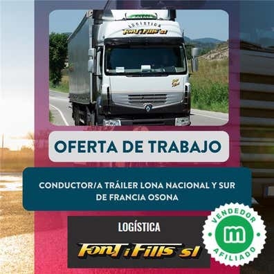 CONDUCTOR/A TRÁILER LONA NACIONAL Y SUR