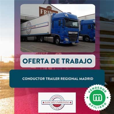 CONDUCTOR TRAILER REGIONAL MADRID
