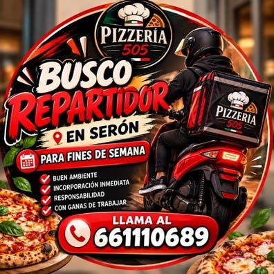 Repartidor Fines de semana