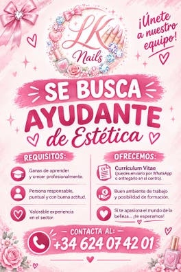 Manicurista, esteticista