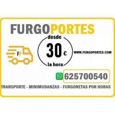 Portes En Hortaleza→(625700540)Transporte Urgente
