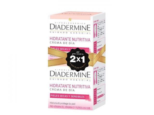 DIADERMINE CREMA FACIAL DE DÍA HIDRATANTE NUTRITIVA 2 X 50ML