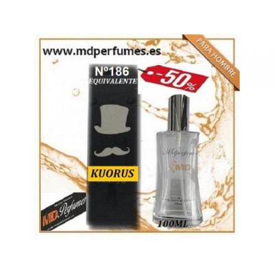 Oferta Perfume Hombre Nº186 KUORUS Alta Gama 100ml 10€