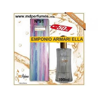 Oferta Perfume Mujer Nº91 EMPONIO ARMARI ELLA  Alta Gama 100ml 10€
