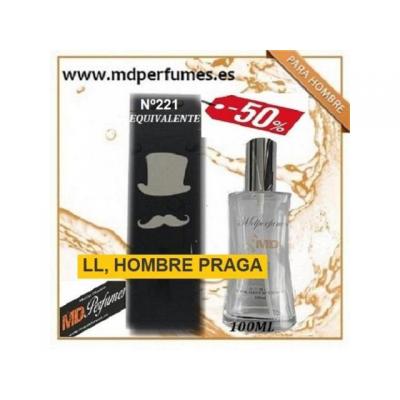 Oferta Perfume LL, HOMBRE PRAGA  Nº 221 Alta Gama 100ml 10€